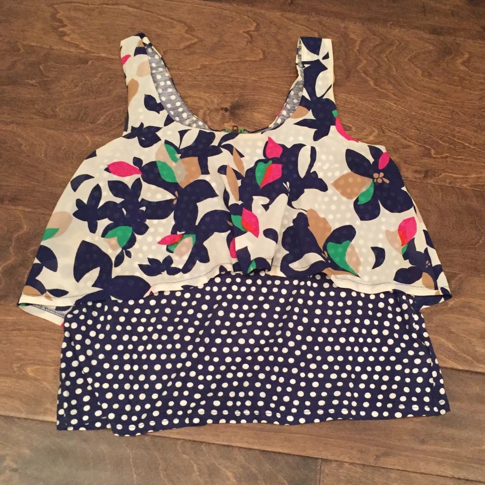 Anthro crop top